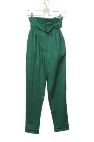 Pantaloni de femei H&M, Mărime S, Culoare Verde, 67% poliester, 33% bumbac, Preț 109,37 Lei