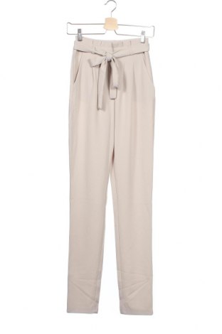 Дамски панталон Jacqueline De Yong, Размер XS, Цвят Бежов, 95% полиестер, 5% еластан, Цена 51,35 лв.