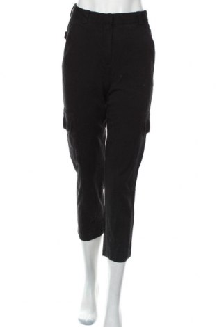 Дамски панталон Massimo Dutti, Размер S, Цвят Черен, 99% вискоза, 1% еластан, Цена 68,00 лв.