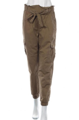 Дамски панталон ONLY, Размер S, Цвят Зелен, Памук, Цена 31,50 лв.