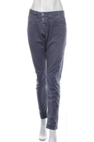 Дамски панталон Please, Размер XL, Цвят Син, 98% памук, 2% еластан, Цена 57,00 лв.