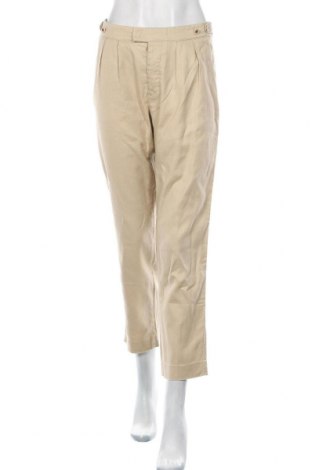 Дамски панталон See By Chloe, Размер M, Цвят Бежов, 76% памук, 23% лен, 1% еластан, Цена 178,00 лв.