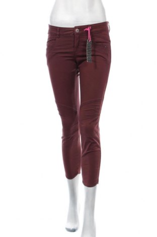 Дамски панталон Street One, Размер S, Цвят Кафяв, 98% памук, 2% еластан, Цена 38,15 лв.
