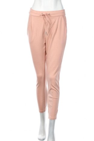 Дамски панталон Vero Moda, Размер S, Цвят Розов, 65% вискоза, 30% полиамид, 5% еластан, Цена 27,65 лв.