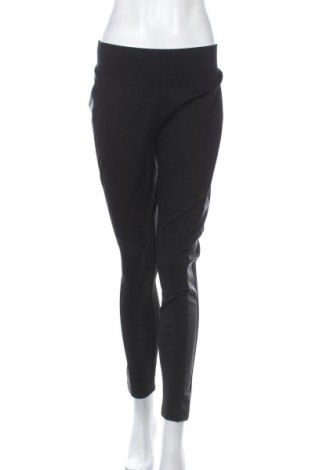 Pantaloni de femei Woman By Tchibo, Mărime L, Culoare Negru, Viscoză, poliamidă, elastan, piele ecologică, Preț 116,05 Lei