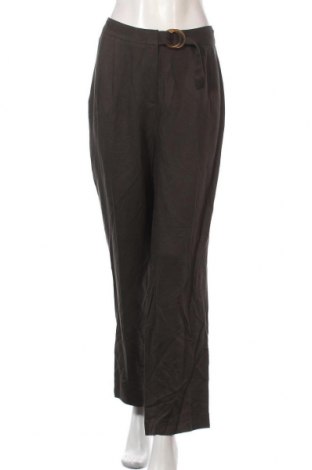 Дамски панталон Zero, Размер XL, Цвят Зелен, 65% вискоза, 35% лен, Цена 96,75 лв.
