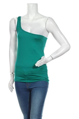 Tricou de damă Bershka, Mărime M, Culoare Verde, Preț 92,11 Lei