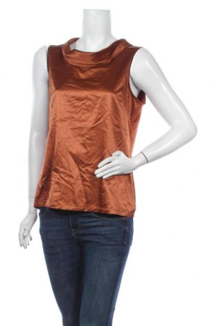Γυναικείο αμάνικο μπλουζάκι Comma,, Μέγεθος M, Χρώμα Πορτοκαλί, Βισκόζη, ελαστάνη, πολυεστέρας, Τιμή 14,84 €