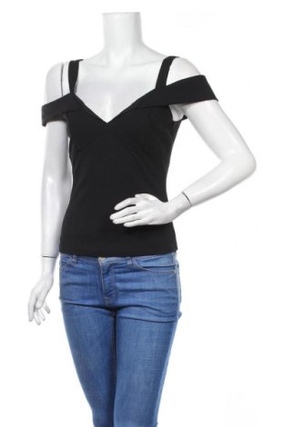 Γυναικείο αμάνικο μπλουζάκι Fashion nova, Μέγεθος M, Χρώμα Μαύρο, 95% πολυεστέρας, 5% ελαστάνη, Τιμή 13,64 €