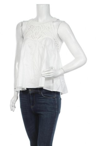 Γυναικείο αμάνικο μπλουζάκι Maje, Μέγεθος XS, Χρώμα Λευκό, Βαμβάκι, Τιμή 48,77 €