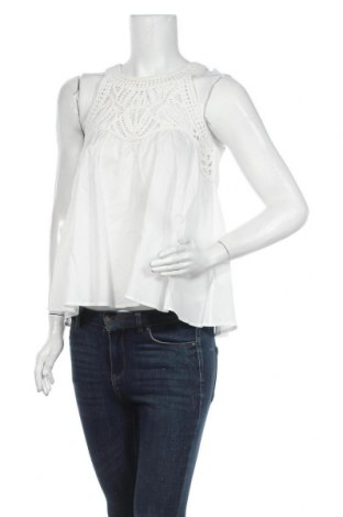 Γυναικείο αμάνικο μπλουζάκι Maje, Μέγεθος XS, Χρώμα Λευκό, Βαμβάκι, Τιμή 55,19 €