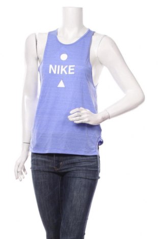 Damska koszulka na ramiączkach Nike, Rozmiar S, Kolor Fioletowy, Poliester, Cena 117,94 zł