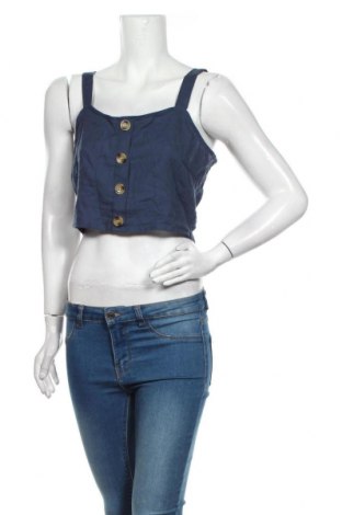Γυναικείο αμάνικο μπλουζάκι ONLY, Μέγεθος L, Χρώμα Μπλέ, Τιμή 1,65 €