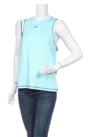 Γυναικείο αμάνικο μπλουζάκι Reebok, Μέγεθος XL, Χρώμα Μπλέ, 90% πολυεστέρας, 10% ελαστάνη, Τιμή 12,45 €