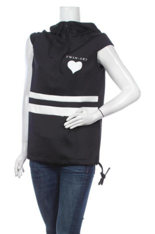 Γυναικείο αμάνικο μπλουζάκι TWINSET, Μέγεθος M, Χρώμα Μαύρο, 96% πολυεστέρας, 4% ελαστάνη, Τιμή 59,98 €