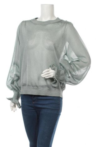 Γυναικείο πουλόβερ H&M, Μέγεθος L, Χρώμα Πράσινο, 75% πολυαμίδη, 25% πολυεστέρας, Τιμή 20,78 €