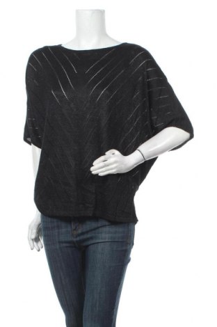 Damski sweter Liz Jordan, Rozmiar XL, Kolor Czarny, 65% wiskoza, 25% poliamid, 10% metalowe nici, 2% inne włókna, Cena 188,71 zł