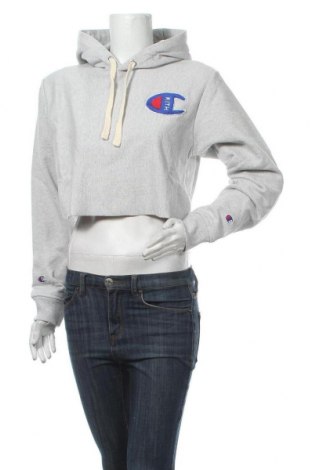Damen Sweatshirt Champion, Größe S, Farbe Grau, 90% Baumwolle, 10% Polyester, Preis 34,41 €