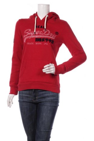 Γυναικείο φούτερ Superdry, Μέγεθος M, Χρώμα Κόκκινο, 80% βαμβάκι, 20% πολυεστέρας, Τιμή 39,33 €