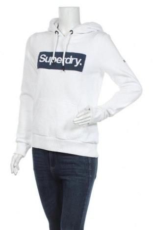 Γυναικείο φούτερ Superdry, Μέγεθος S, Χρώμα Λευκό, 78% βαμβάκι, 22% πολυεστέρας, Τιμή 53,76 €