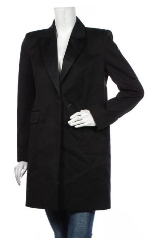 Palton de femei Ba&sh, Mărime M, Culoare Negru, Bumbac, Preț 1.451,81 Lei