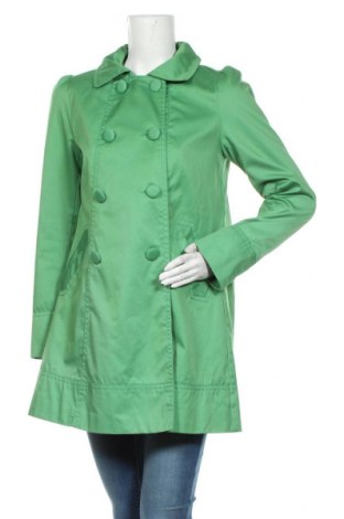 Dámský kabát  H&M, Velikost M, Barva Zelená, 65% polyester, 35% bavlna, Cena  596,00 Kč
