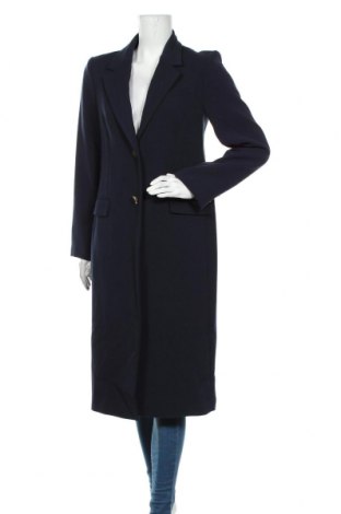 Дамско палто Oasis, Размер M, Цвят Син, 64% полиестер, 32% вискоза, 4% еластан, Цена 121,60 лв.