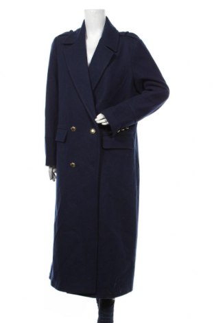 Dámský kabát  Sisley, Velikost L, Barva Modrá, 60% vlna, 40% polyester, Cena  3 576,00 Kč