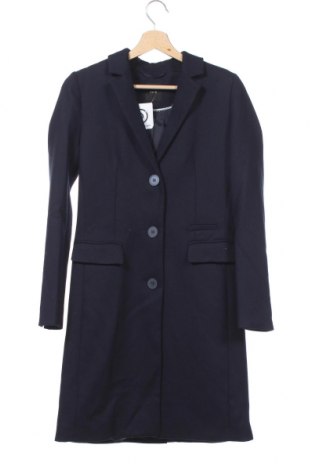 Palton de femei Zero, Mărime XS, Culoare Albastru, 64% poliester, 34% viscoză, 2% elastan, Preț 360,59 Lei