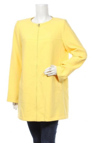 Dámský kabát  Zero, Velikost L, Barva Žlutá, 78% polyester, 18% viskóza, 4% elastan, Cena  660,00 Kč
