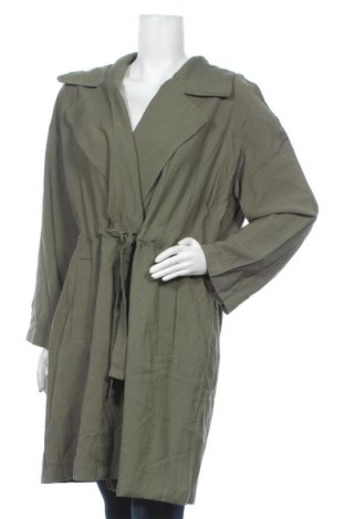 Palton de femei Zero, Mărime L, Culoare Verde, 63% lyocell, 37% bumbac, Preț 360,59 Lei