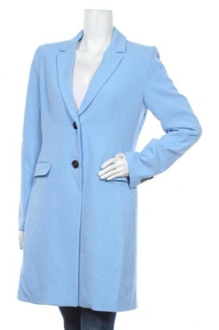 Palton de femei Zero, Mărime L, Culoare Albastru, 62% poliester, 33% viscoză, 5% elastan, Preț 360,59 Lei