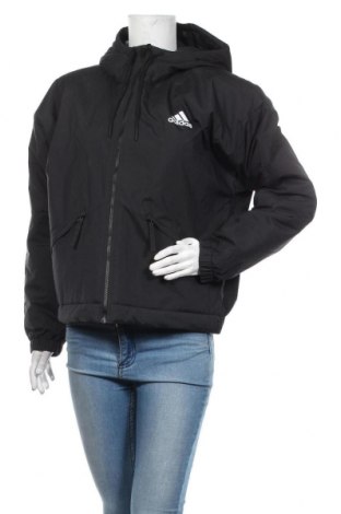 Γυναικείο μπουφάν αθλητικό Adidas, Μέγεθος M, Χρώμα Μαύρο, Πολυαμίδη, Τιμή 87,36 €