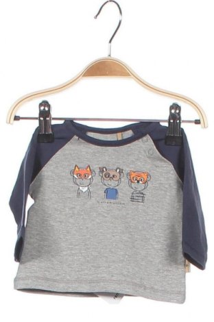 Детска блуза Belly Button, Размер 0-1m/ 50 см, Цвят Сив, Цена 25,35 лв.