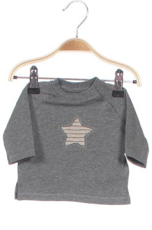Детска блуза Belly Button, Размер 0-1m/ 50 см, Цвят Сив, Памук, Цена 13,65 лв.