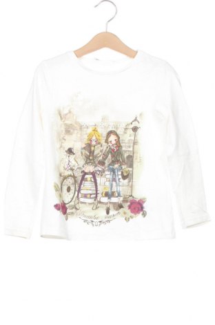 Детска блуза Mayoral, Размер 3-4y/ 104-110 см, Цвят Бял, 92% памук, 8% еластан, Цена 24,00 лв.