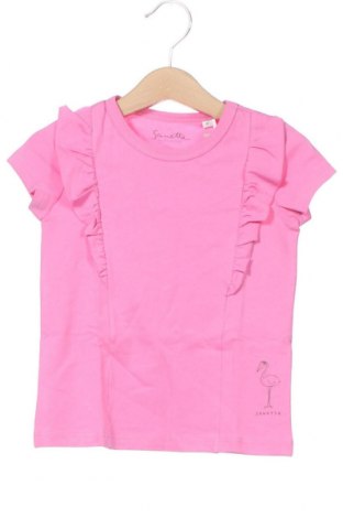 Dziecięca bluzka Sanetta, Rozmiar 18-24m/ 86-98 cm, Kolor Różowy, Bawełna, Cena 49,90 zł
