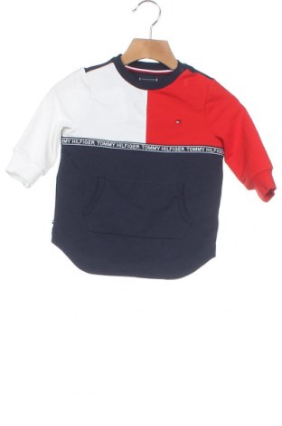 Bluză pentru copii Tommy Hilfiger, Mărime 6-9m/ 68-74 cm, Culoare Albastru, 95% bumbac, 5% elastan, Preț 196,71 Lei