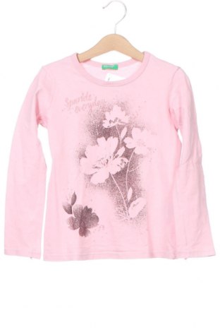 Kinder Shirt United Colors Of Benetton, Größe 5-6y/ 116-122 cm, Farbe Rosa, Baumwolle, Preis 12,53 €