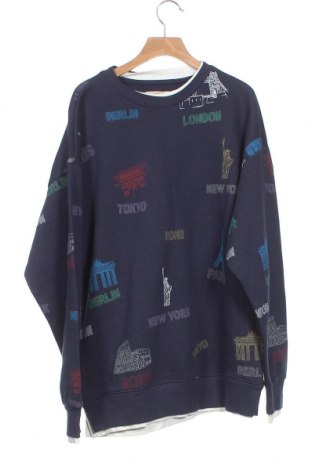 Bluză pentru copii Zara Kids, Mărime 13-14y/ 164-168 cm, Culoare Albastru, 97% bumbac, 3% elastan, Preț 83,56 Lei