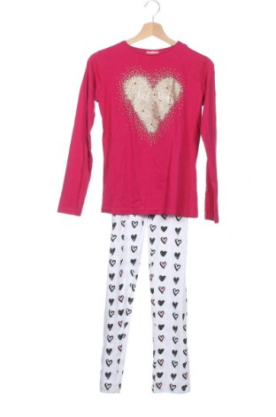 Детска пижама Naf Naf, Размер 13-14y/ 164-168 см, Цвят Розов, Памук, Цена 44,85 лв.