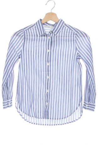 Детска риза H&M, Размер 7-8y/ 128-134 см, Цвят Син, Памук, Цена 36,00 лв.