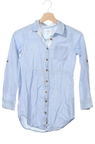 Kinderhemd H&M L.O.G.G., Größe 9-10y/ 140-146 cm, Farbe Blau, Baumwolle, Preis 11,28 €