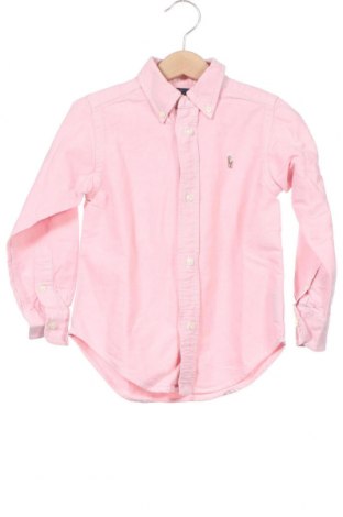 Детска риза Ralph Lauren, Размер 3-4y/ 104-110 см, Цвят Розов, Памук, Цена 42,00 лв.