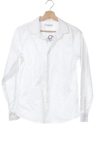 Kinderhemd Reserved, Größe 12-13y/ 158-164 cm, Farbe Weiß, 98% Baumwolle, 2% Elastan, Preis 8,01 €