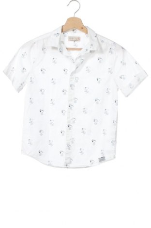 Детска риза Zara, Размер 7-8y/ 128-134 см, Цвят Бял, Памук, Цена 24,00 лв.