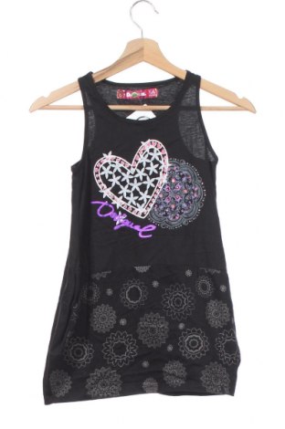 Детска рокля Desigual, Размер 4-5y/ 110-116 см, Цвят Черен, Памук, Цена 92,40 лв.