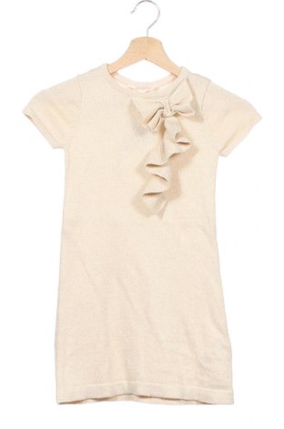 Kinderkleid H&M, Größe 4-5y/ 110-116 cm, Farbe Beige, 81% Baumwolle, 12% Polyester, 7% Metallfasern, Preis 22,96 €