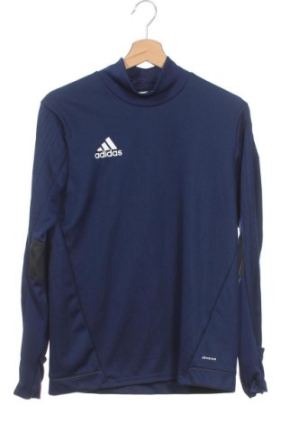 Bluză sport pentru copii Adidas, Mărime 13-14y/ 164-168 cm, Culoare Albastru, Poliester, Preț 79,58 Lei