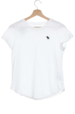 Детска тениска Abercrombie Kids, Размер 13-14y/ 164-168 см, Цвят Бял, 60% памук, 40% полиестер, Цена 39,20 лв.